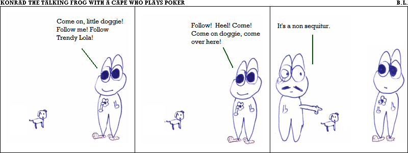 Konrad Comics #10: Non Sequitur